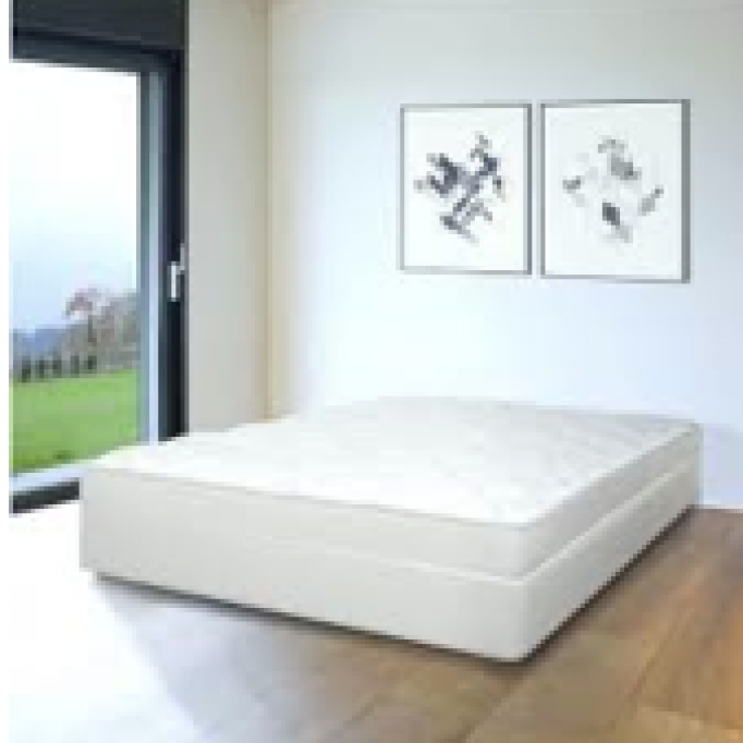 White bed